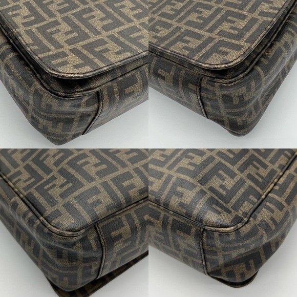 Authentic Fendi Zucca coated canvas messenger bag - Picture 12 of 17